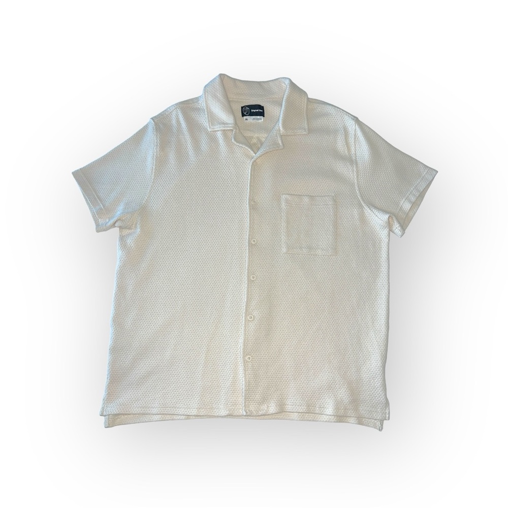 Original Use textured button up